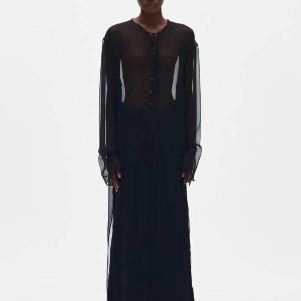 Matleen X-long Kaftan Dress – ANN DEMEULEMEESTER