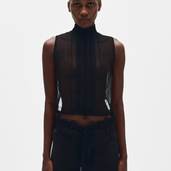 Hilju Turtleneck Crop Top – ANN DEMEULEMEESTER