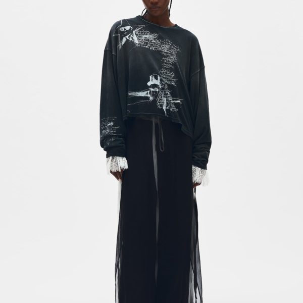 Nikita  »sketchbook » Long Sleeve T-shirt – ANN DEMEULEMEESTER