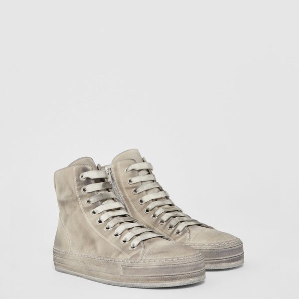 Raven High-top Sneakers Dirty White – ANN DEMEULEMEESTER