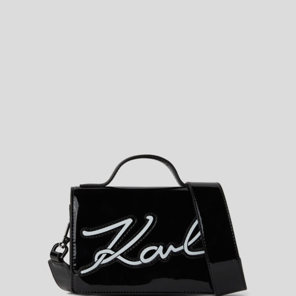 Karl Lagerfeld, Sac Karl Signature Pour Filles, unisex, Noir, Taille: L00