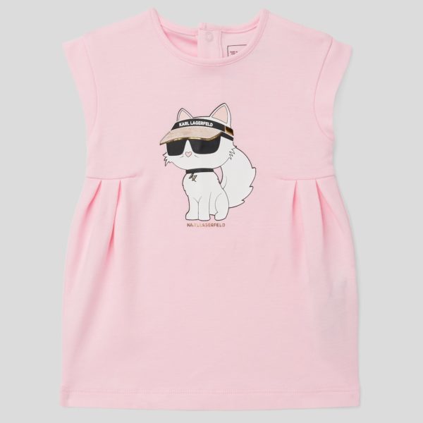 Karl Lagerfeld, Robe Ikon Choupette Pour Bébés, unisex, Rose, Taille: L9M