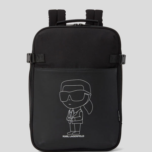 Karl Lagerfeld, Sac À Dos Ikon Pour Garçons, unisex, Noir, Taille: L00