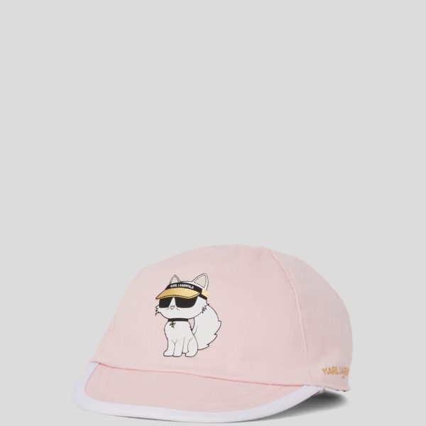 Karl Lagerfeld, Casquette Réversible Ikon Pour Bébés, unisex, Rose, Taille: X50