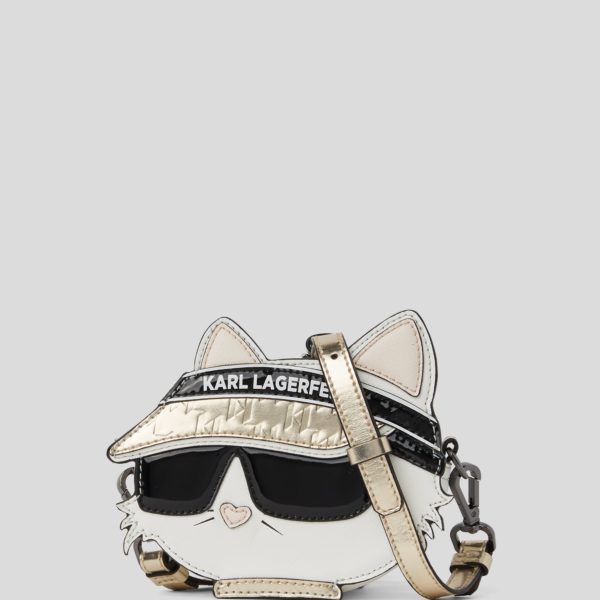 Karl Lagerfeld, Sac Ikon Choupette Pour Filles, unisex, Or, Taille: L00