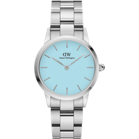 Daniel Wellington DW Montre 28mm Iconic Link Capri Silver