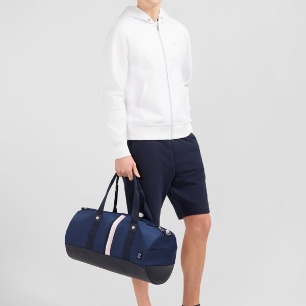 Sac De Sport Rectangulaire Bleu Marine Eden Park