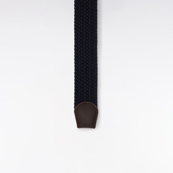 Ceinture Élastique En Caoutchouc Uni Marine Eden Park