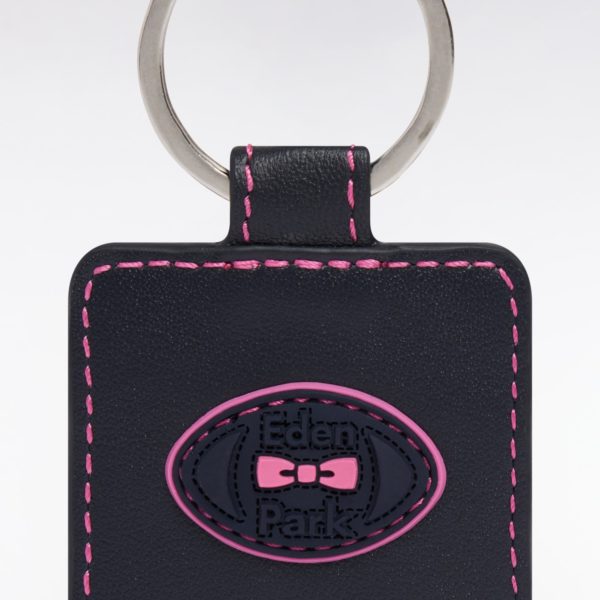 Porte-clefs En Cuir Rose Eden Park