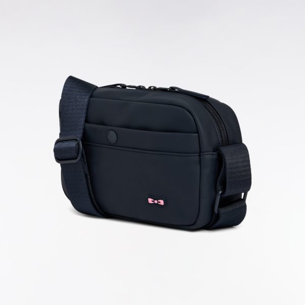 Camera Bag En Gomme Uni Marine Eden Park