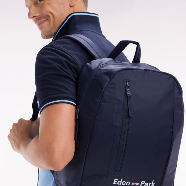 Sac À Dos Bleu Marine Logo Eden Park Eden Park