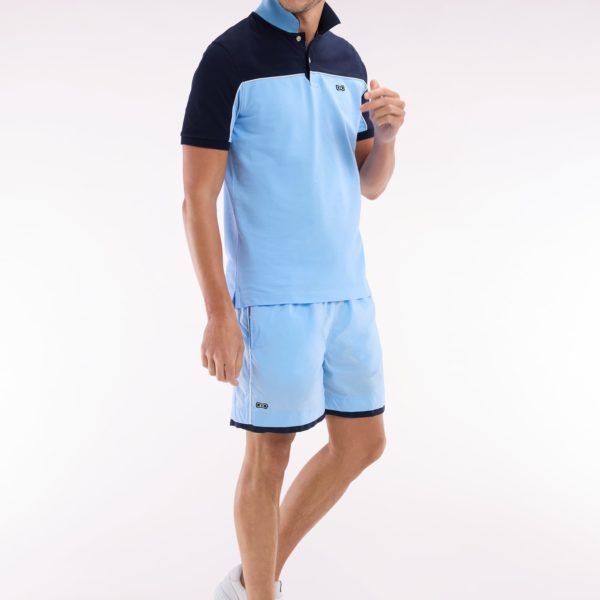Maillot De Bain Ciel À Passepoil Blanc Eden Park