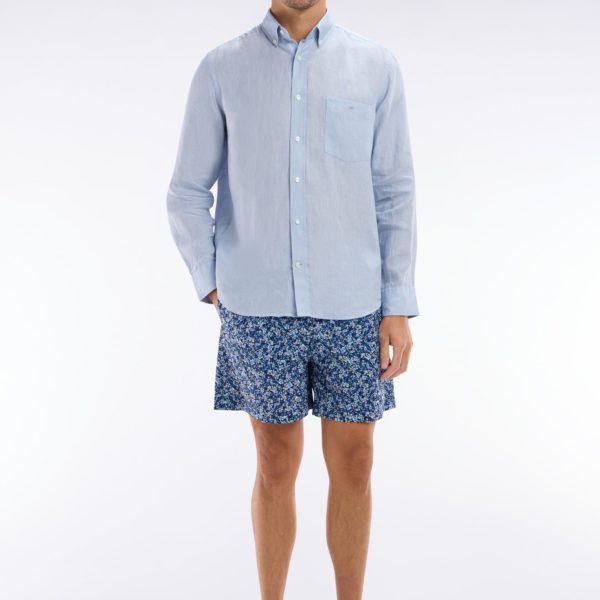 Maillot De Bain Bleu À Imprimé Floral Eden Park