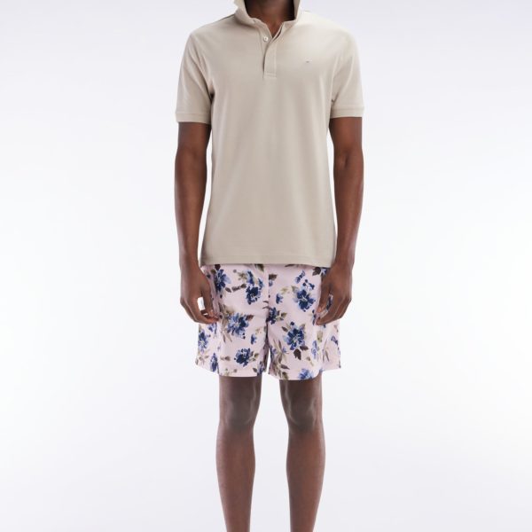 Maillot De Bain Rose À Imprimé Floral Bleu Eden Park