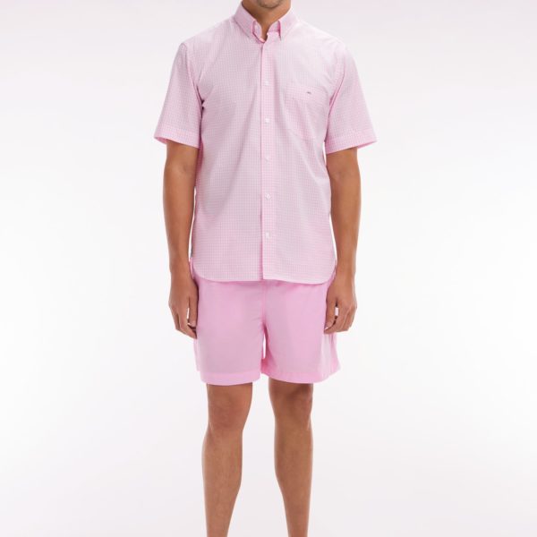 Maillot De Bain Uni Rose Clair Eden Park