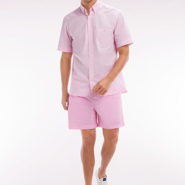 Maillot De Bain Uni Rose Clair Eden Park