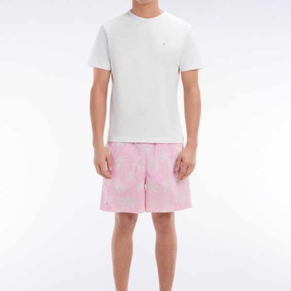 Maillot De Bain Rose Imprimé Palmiers Eden Park