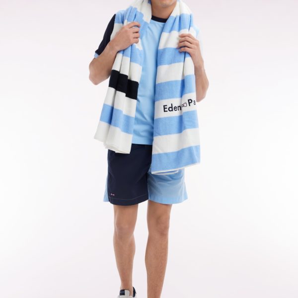 Maillot De Bain Bicolore Ciel Et Marine Eden Park