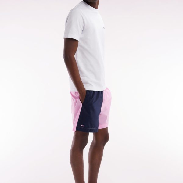 Maillot De Bain Bicolore Rose Et Marine Eden Park