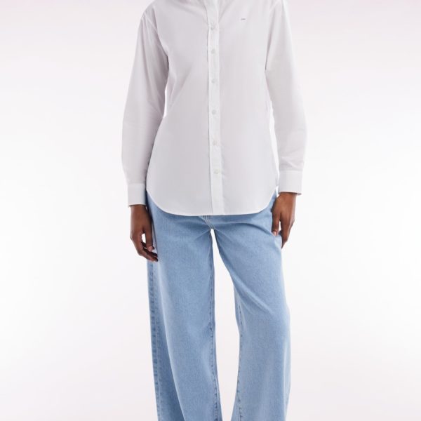 Jean 5 Poches En Denim Bleu Coupe Boyfriend Eden Park