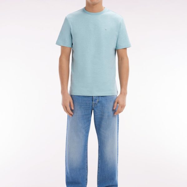 Jean 5 Poches En Denim Bleu Délavage Stone Bleach Coupe Comfort Eden Park