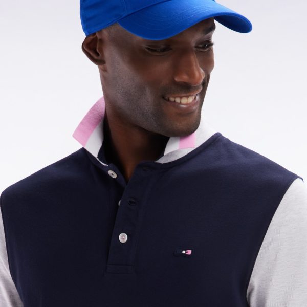 Casquette Unie En Twill De Coton Marine Broderie Nœud Papillon Eden Park