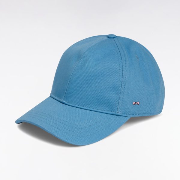 Casquette Unie En Twill De Coton Ciel Broderie Nœud Papillon Eden Park
