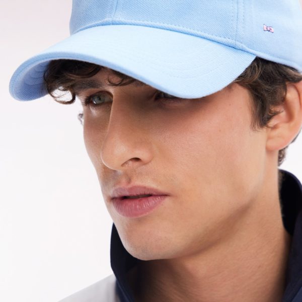 Casquette Unie En Piqué Coton Ciel Broderie Nœud Papillon Eden Park