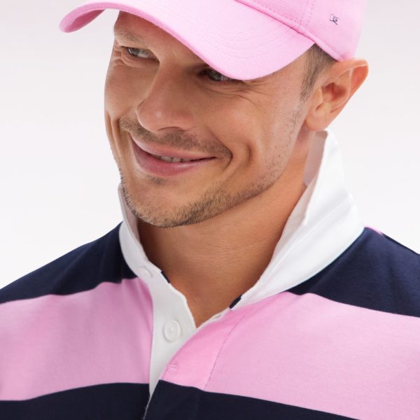 Casquette Unie En Piqué Coton Rose Broderie Nœud Papillon Eden Park