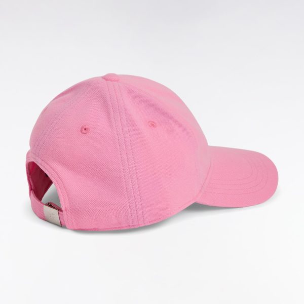 Casquette Unie En Piqué Coton Rose Broderie Nœud Papillon Eden Park