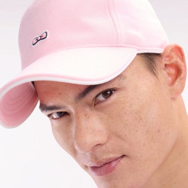 Casquette En Piqué De Coton Rose Badge Gomme Nœud Papillon Eden Park