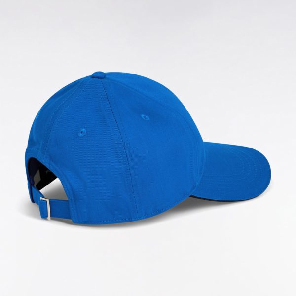 Casquette En Twill De Coton Bleu Visière Passepoilée Eden Park