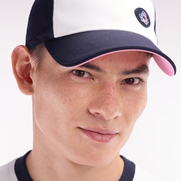 Casquette En Twill De Coton Tricolore Badge En Silicone Eden Park