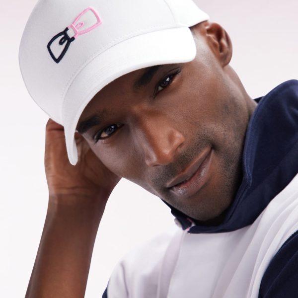Casquette Unie En Twill De Coton Blanc Broderies Bicolores Eden Park