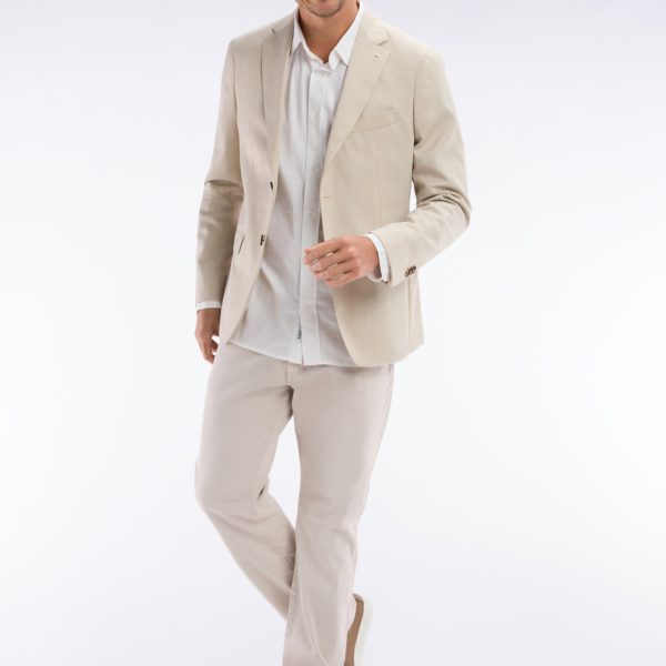 Chemise Unie À Poche Plaquée En Coton Blanc Eden Park