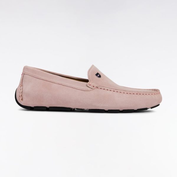 Mocassins En Cuir Suédé Roses Eden Park