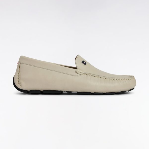 Mocassins En Croûte De Cuir Beiges Eden Park