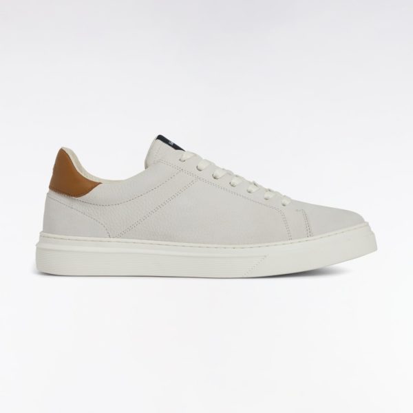 Baskets Basses En Cuir Blanc Eden Park