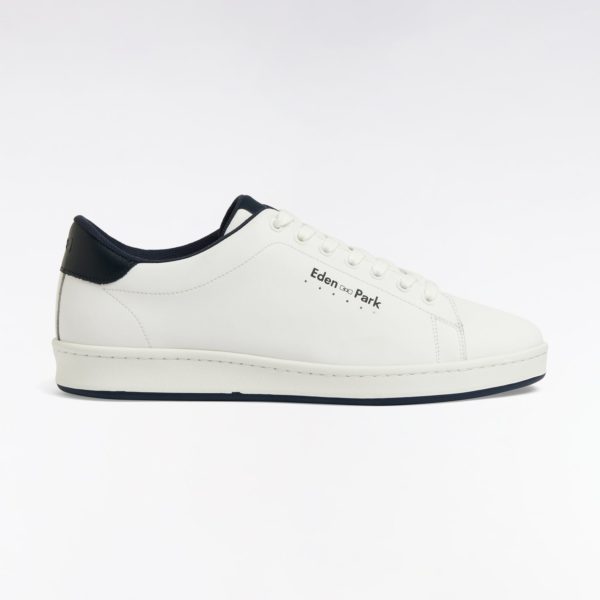 Baskets Basses En Cuir Blanches Eden Park