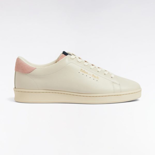 Baskets Basses En Cuir Beige Eden Park