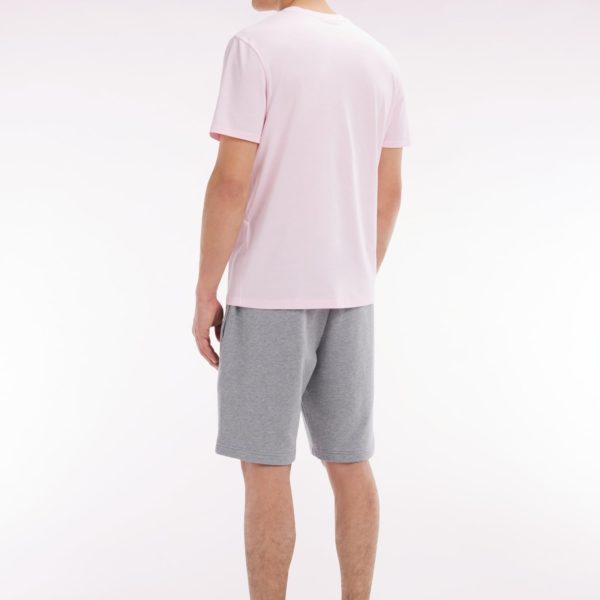 Short En Molleton Coton Gris Coupe Droite Eden Park