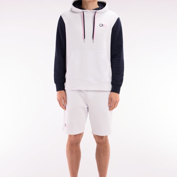 Short De Jogging En Molleton Coton Blanc Coupe Décontractée Eden Park