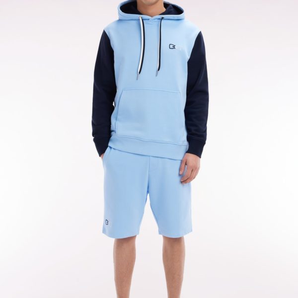 Short De Jogging En Molleton Coton Ciel Coupe Décontractée Eden Park