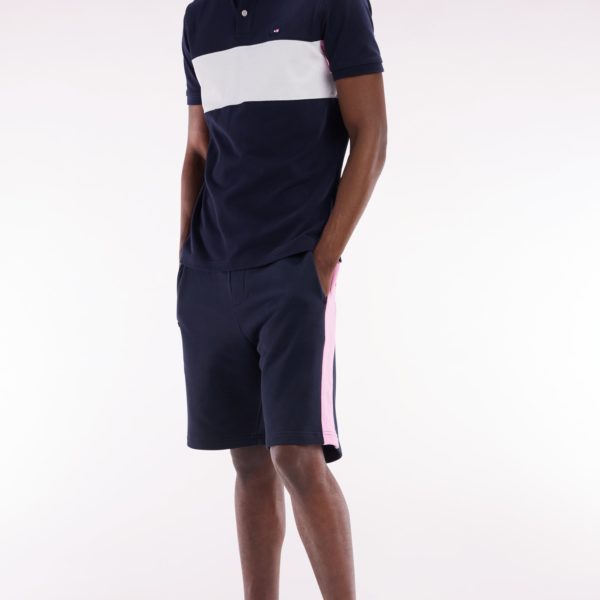 Short En Molleton Coton Marine Coupe Décontractée Eden Park