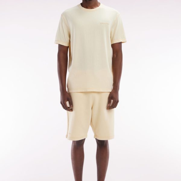 Short En Molleton Coton Ocre Coupe Décontractée Eden Park