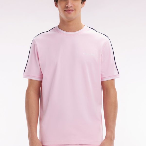 T-shirt En Coton Rose Coupe Décontractée Eden Park
