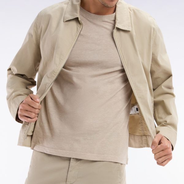T-shirt En Coton Et Lin Beige Coupe Droite Eden Park
