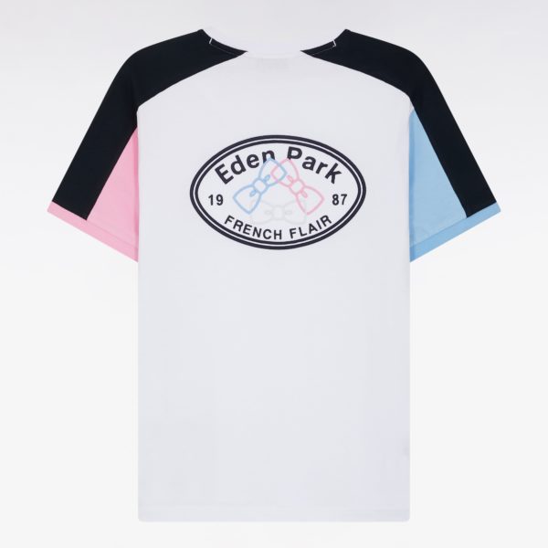 T-shirt À Manches Courtes En Coton Blanc Coupe Droite Eden Park
