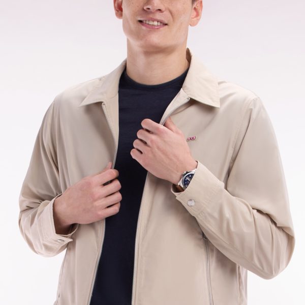 Blouson Zippé Beige Eden Park