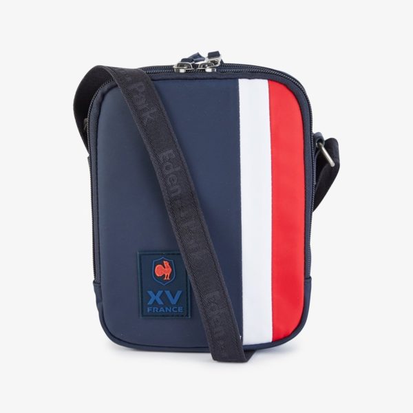 Besace Rectangulaire Xv De France Tricolore Eden Park